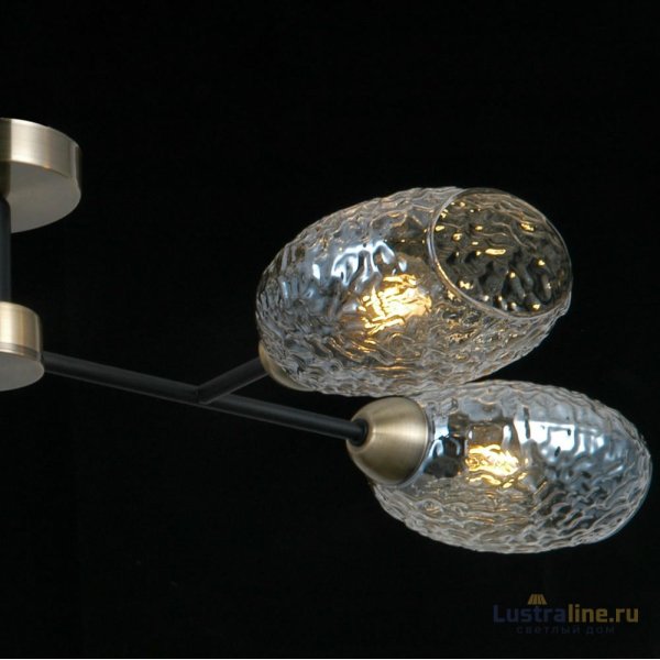 Люстра на штанге Illumico IL0285-4CSQ-79 BK AB Люстра на штанге Illumico IL0285-4CSQ-79 BK AB