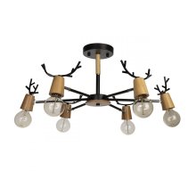 Люстра на штанге Loft IT Sven 10024/6 Black