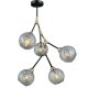 Люстра на штанге Illumico IL0263-5PSQ-79 BK AB
