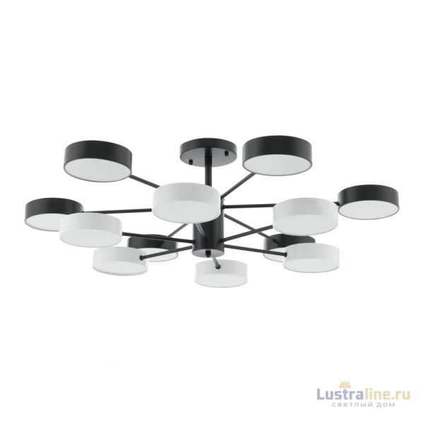 Люстра на штанге Arte Milano Ferrara 250906/12B Bk/Wh Люстра на штанге Arte Milano Ferrara 250906/12B Bk/Wh
