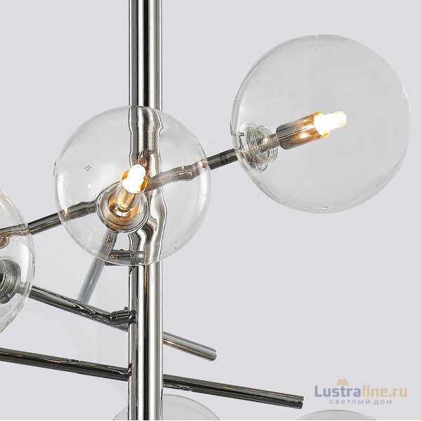 Люстра на штанге Delight Collection Globe Mobile MX19009070-6A chrome Люстра на штанге Delight Collection Globe Mobile MX19009070-6A chrome