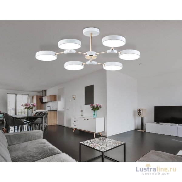 Люстра на штанге Ambrella Light Linetech Comfort FL516333 Люстра на штанге Ambrella Light Linetech Comfort FL516333
