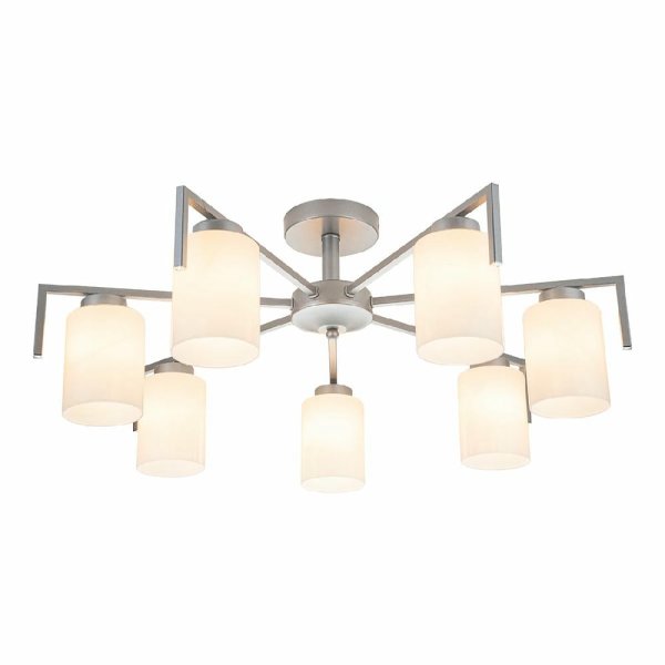Люстра на штанге Escada Style 1142/7P Silver