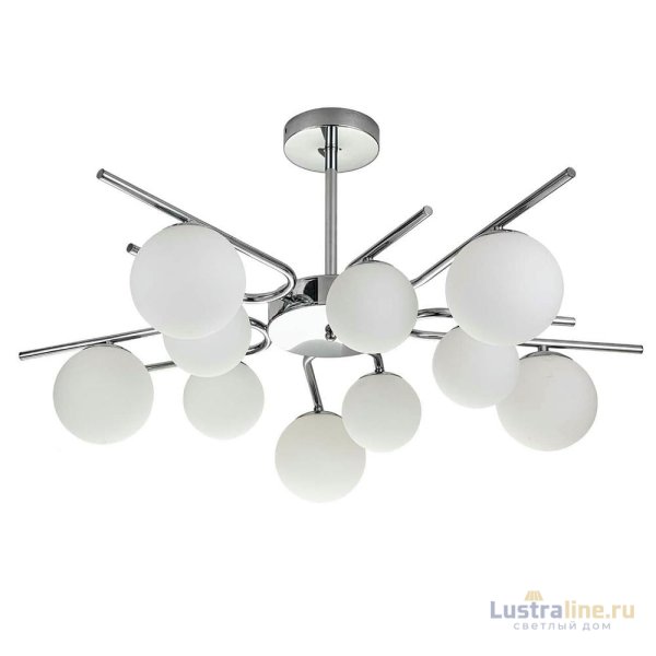 Люстра на штанге Escada Sphere 642/10P Silver