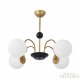 Люстра на штанге Arte Milano Napoli 312066/D700/4 BS/BK
