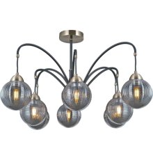 Люстра на штанге Illumico IL0433-8PSQ-79 BK AB