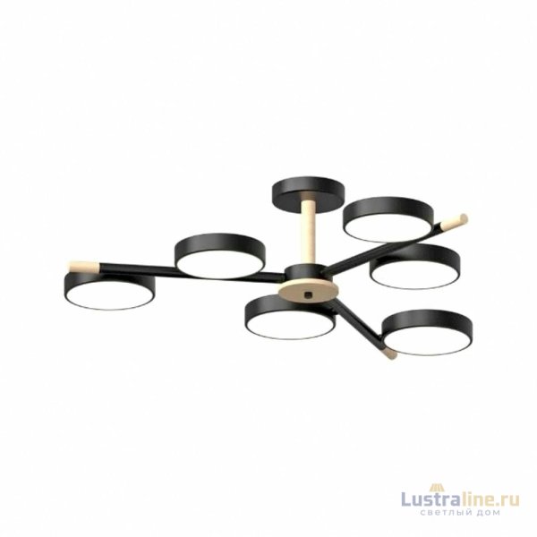 Люстра на штанге LED4U L3208-800 BK Люстра на штанге LED4U L3208-800 BK