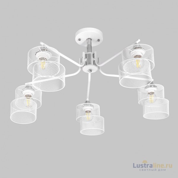 Люстра на штанге IMEX MD.4252-5-S-WH+CH