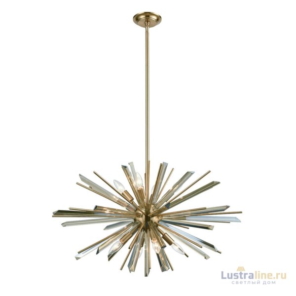 Люстра на штанге Delight Collection P68112-8AB antique brass