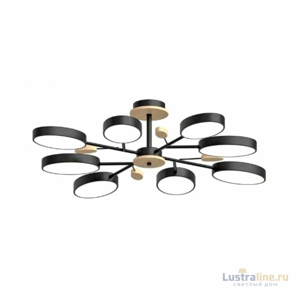 Люстра на штанге LED4U L3221-850 BK