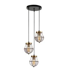 Подвесная люстра Indigo Pallo 10011/3P Gold V000189