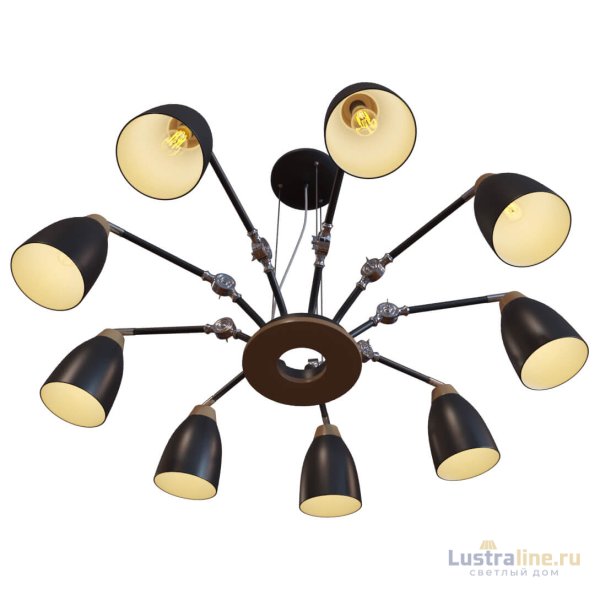 Подвесная люстра LOFT IT Watchman Loft4402/9Bl