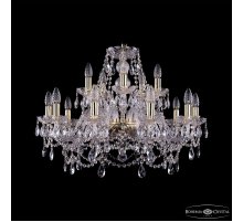 Подвесная люстра Bohemia Ivele Crystal 1411/10+5/240 G