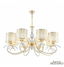 Подвесная люстра Arte Milano Florentia-9787 309787/8 Wh/Gd