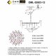 Подвесная люстра Omnilux Casanuova OML-52603-12
