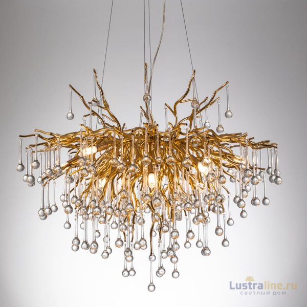 Подвесная люстра Divinare Salice 3132/01 SP-10 Подвесная люстра Divinare Salice 3132/01 SP-10