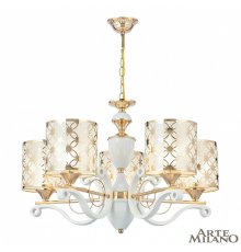 Подвесная люстра Arte Milano Florentia-3097 303097/5 Wh/Gd