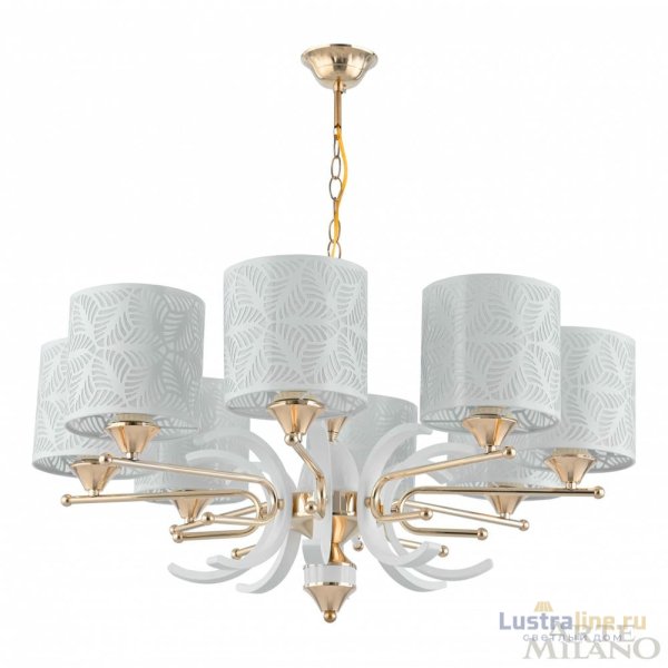 Подвесная люстра Arte Milano Florentia-2097 302097/8 Wh/Gd