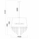 Подвесная люстра Escada Charm 652/5S White