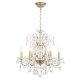 Подвесная люстра Crystal Lux ODELIS SP6 GOLD