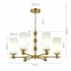 Подвесная люстра ST Luce Aurora SL2003.303.06
