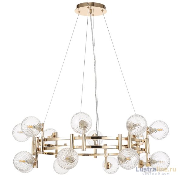 Подвесная люстра Crystal Lux LUXURY SP16 GOLD