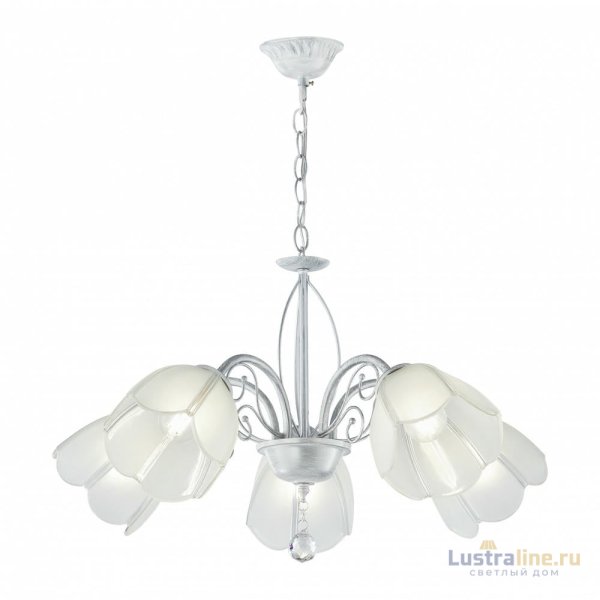 Подвесная люстра Arte Milano Amalfi 332656/5 WT+SL Подвесная люстра Arte Milano Amalfi 332656/5 WT+SL