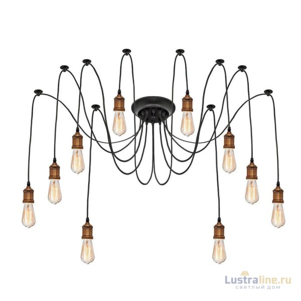 Люстра-паук LOFT IT Spider Loft1162A/10 Люстра-паук LOFT IT Spider Loft1162A/10
