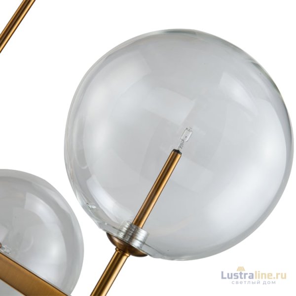 Подвесная люстра Delight Collection Globe Mobile KG0965P-10L brass