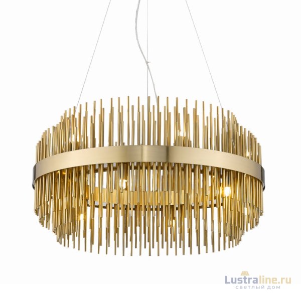 Подвесная люстра Delight Collection 68069 P68082-12 ant. brass