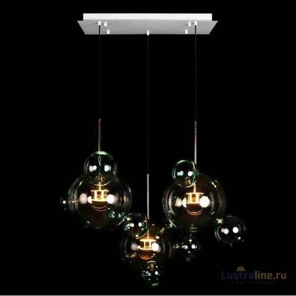 Подвесная люстра Loft IT Bolle 2027-S3 Blue Подвесная люстра Loft IT Bolle 2027-S3 Blue
