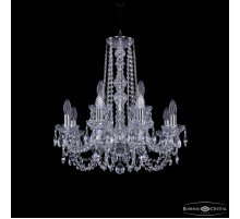 Подвесная люстра Bohemia Ivele Crystal 1402/8+4/195/h-60 Ni