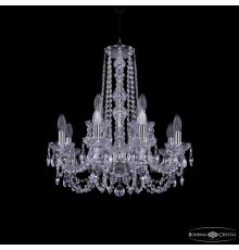 Подвесная люстра Bohemia Ivele Crystal 1402/8+4/195/h-60 Ni