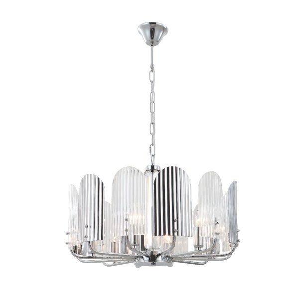 Подвесная люстра iLamp Dolce 15571-6 CR+MULT