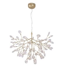 Подвесная люстра Crystal Lux Evita SP63 Gold/Transparent