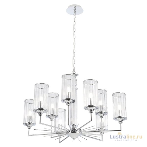 Подвесная люстра Crystal Lux GLORIA SP9 CHROME