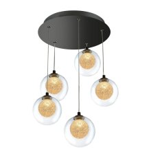 Подвесная светодиодная люстра iLedex Oblivion C4457-5R CR