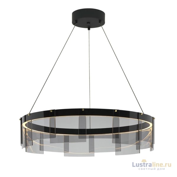 Подвесная люстра Delight Collection Stratos D8825P/M black/smoky