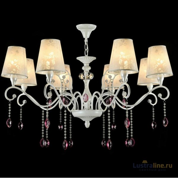 Подвесная люстра Freya Adelaide FR2306-PL-08-W Подвесная люстра Freya Adelaide FR2306-PL-08-W