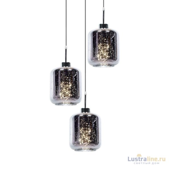 Подвесная люстра Lumina Deco Alacosmo LDP 6811-3 RD CHR