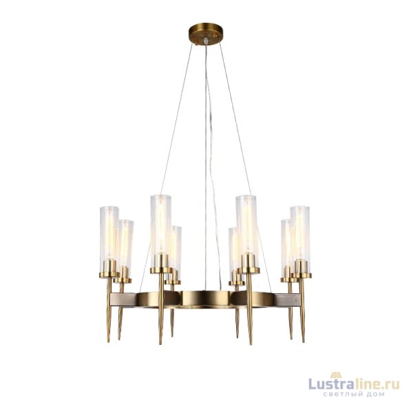 Подвесная люстра Delight Collection Alouette KM0936P-8 brass