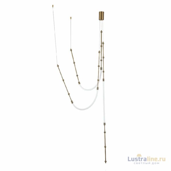 Подвесная люстра Indigo Corda 14010/3P Brass V000064L