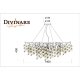 Подвесная люстра Divinare Salice 3136/01 SP-15