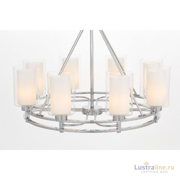Подвесная люстра Lumina Deco Marietta LDP 8025-8 CHR+WT