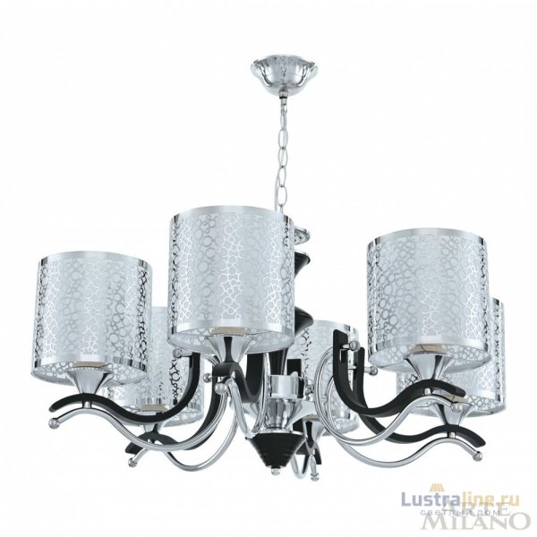 Подвесная люстра Arte Milano Florentia-6787 306787/6 Bk/Ni