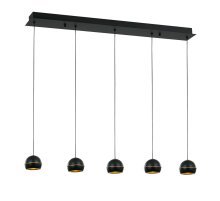 Подвесная люстра DeLight Collection MD21001034-5B black/gold Подвесная люстра DeLight Collection MD21001034-5B black/gold