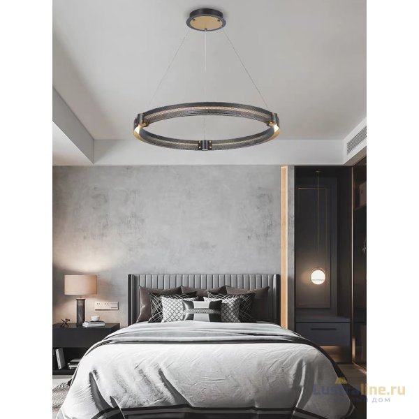 Подвесная люстра Delight Collection Admiral MD19030068-1B black/gold