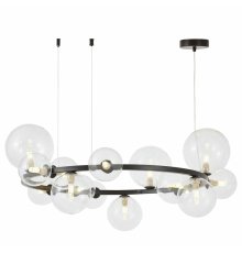 Подвесная люстра Lumina Deco LDP 7033-15 BK+CL