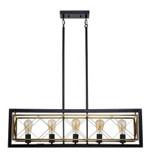 Подвесная люстра Indigo Era 10003/5R Black V000067