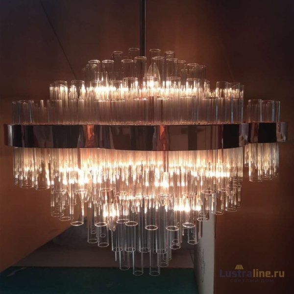 Подвесная люстра Delight Collection Crystal Chemistry GP15071-L RG Подвесная люстра Delight Collection Crystal Chemistry GP15071-L RG
